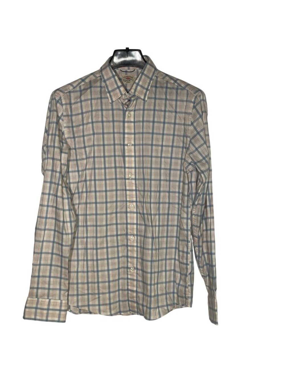 Faherty Movement Plaid Button Down Shirt Sz SM Classic Lightweight